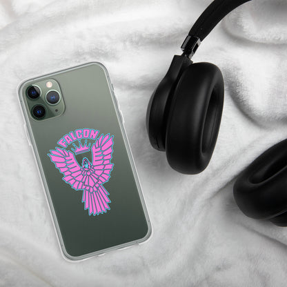 Clear Case for iPhone® - Falcon Retro Pink