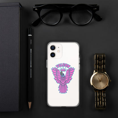 Clear Case for iPhone® - Falcon Retro Pink