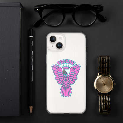 Clear Case for iPhone® - Falcon Retro Pink
