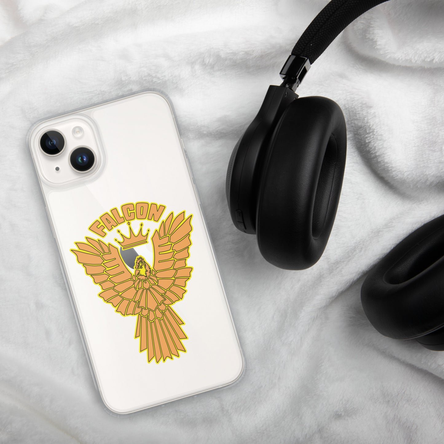 Clear Case for iPhone® - Falcon Gold Logo