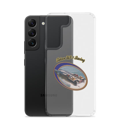 Clear Case for Samsung®- Race Boat with Falcon US-1 Racing