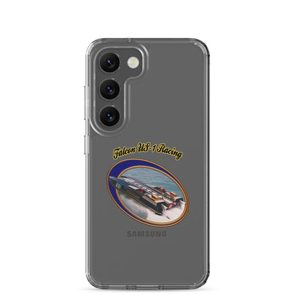 Clear Case for Samsung®- Race Boat with Falcon US-1 Racing