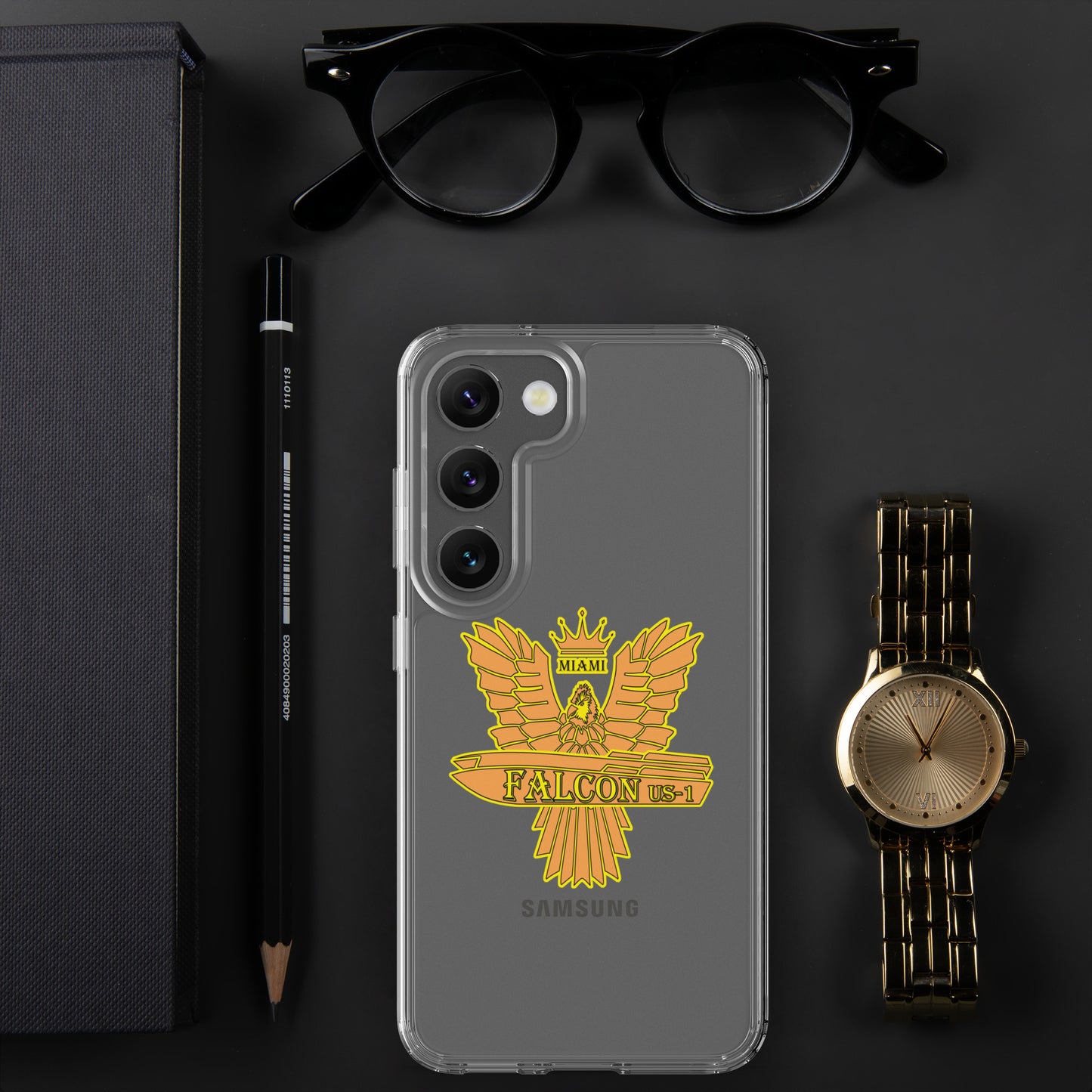 Clear Case for Samsung® - Falcon Gold Logo