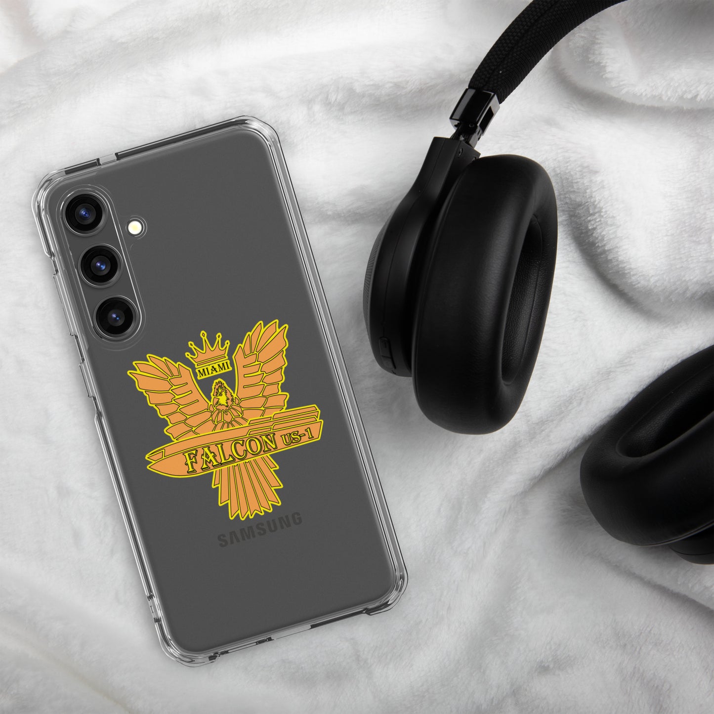 Clear Case for Samsung® - Falcon Gold Logo
