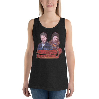 Tank Top- Willy and Tavy Falcon with boat -Kings of Miami