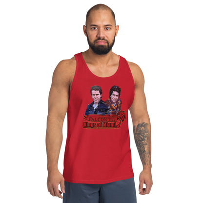 Tank Top- Willy and Tavy Falcon with boat -Kings of Miami