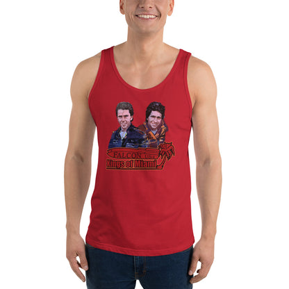 Tank Top- Willy and Tavy Falcon with boat -Kings of Miami