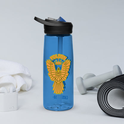 Falcon Logo Sports water bottle - Gold