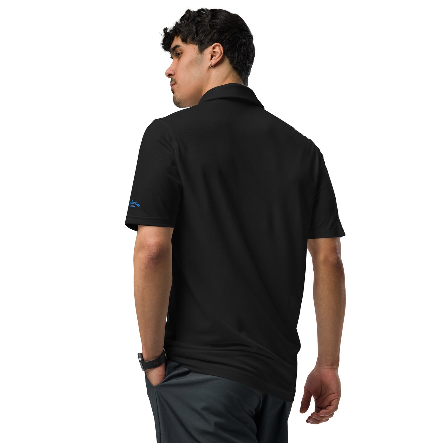 Under Armour® men's polo embroidered Falcon Blue Logo