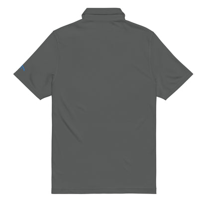 Under Armour® men's polo embroidered Falcon Blue Logo