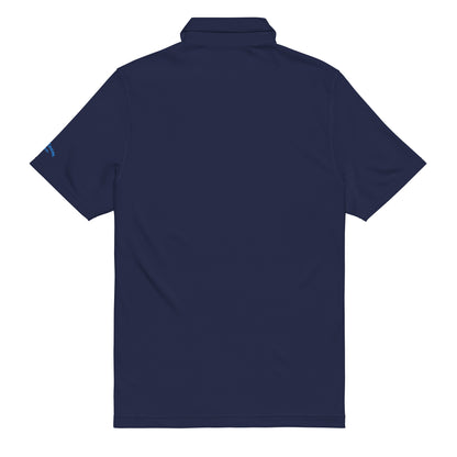 Under Armour® men's polo embroidered Falcon Blue Logo
