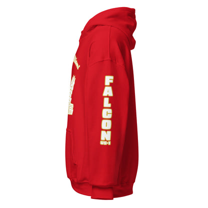 Hoodie -  White\Gold Falcon Logo- Kings of Miami