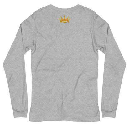 Classic Long Sleeve Tee - Falcon Retro Key Lime Green Sunburst Logo