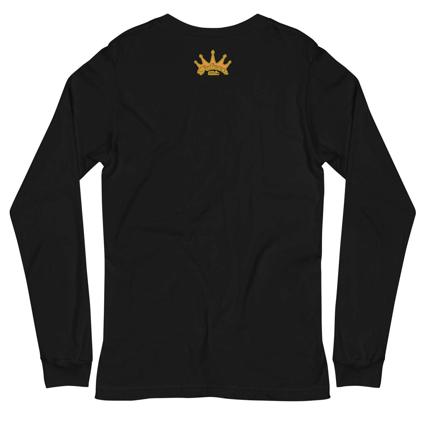 Classic Long Sleeve Tee - Falcon Retro Key Lime Green Sunburst Logo