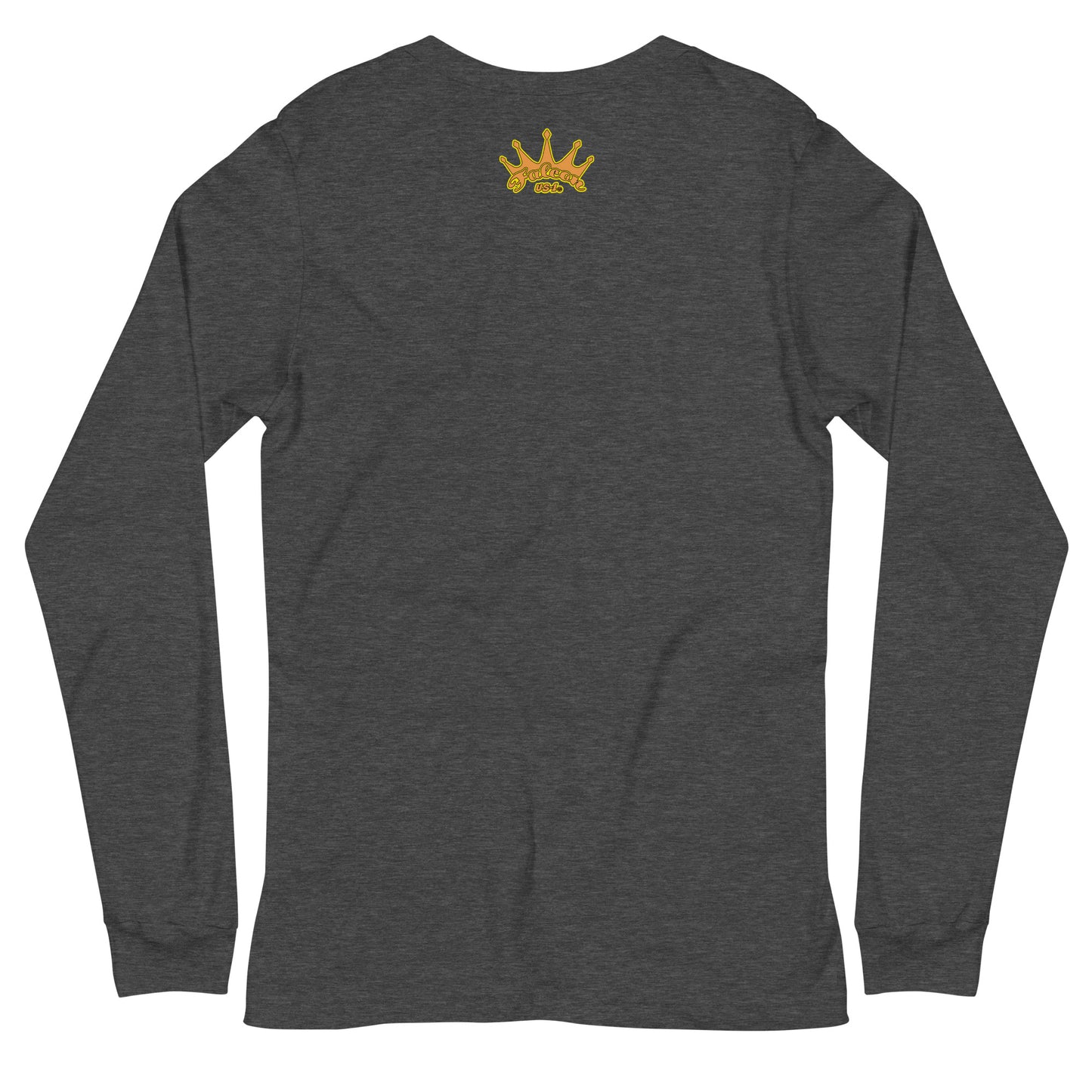Classic Long Sleeve Tee - Falcon Retro Key Lime Green Sunburst Logo