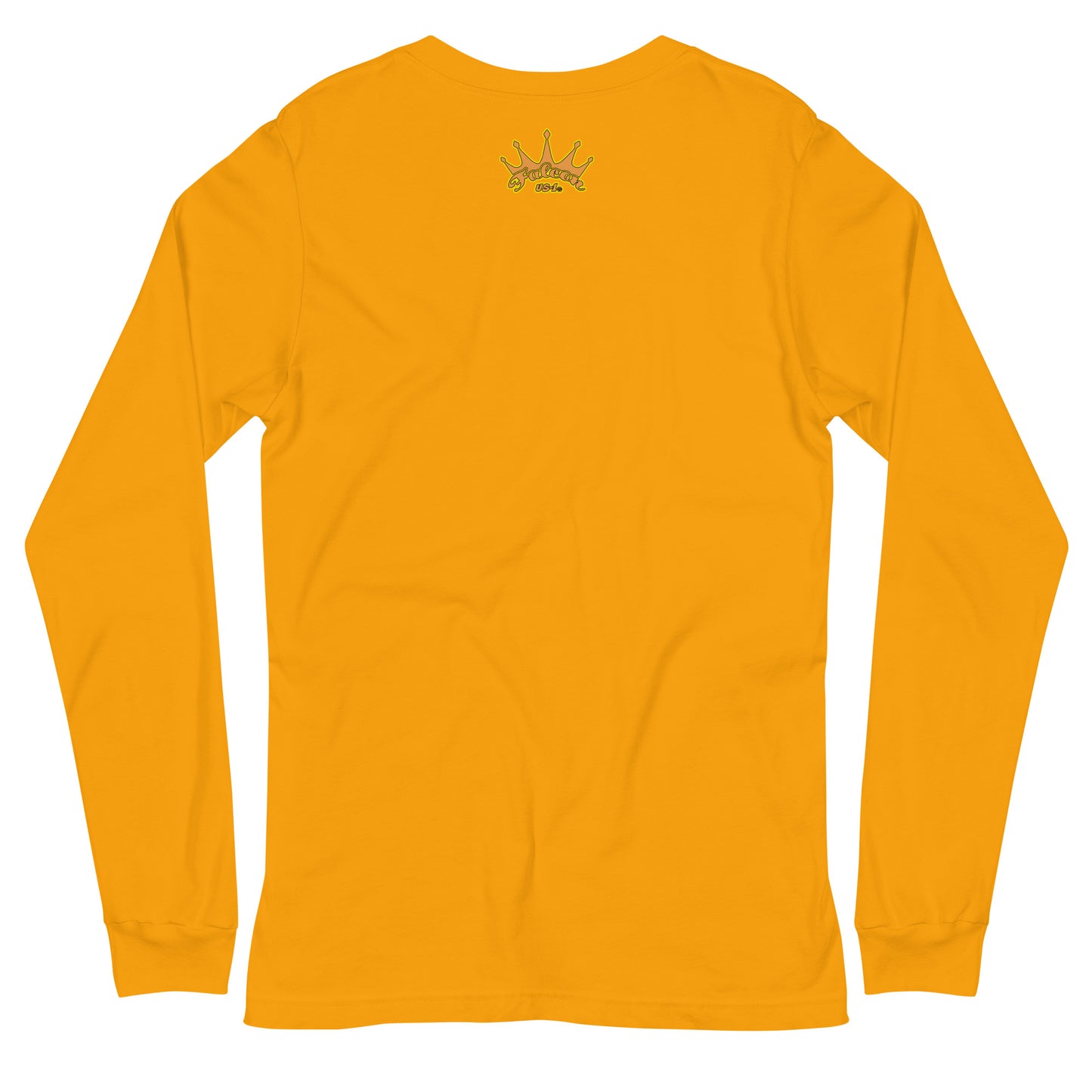 Classic Long Sleeve Tee - Falcon Retro Key Lime Green Sunburst Logo