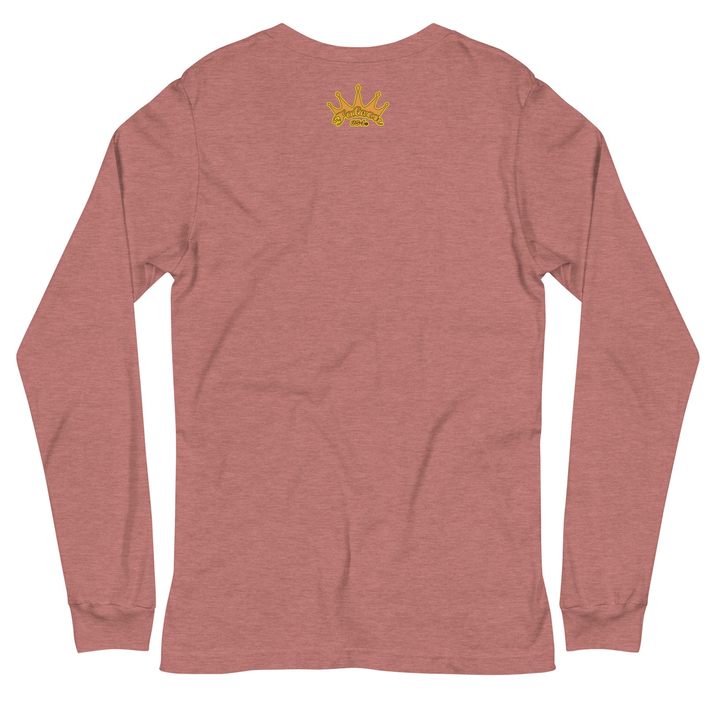 Classic Long Sleeve Tee - Falcon Retro Key Lime Green Sunburst Logo