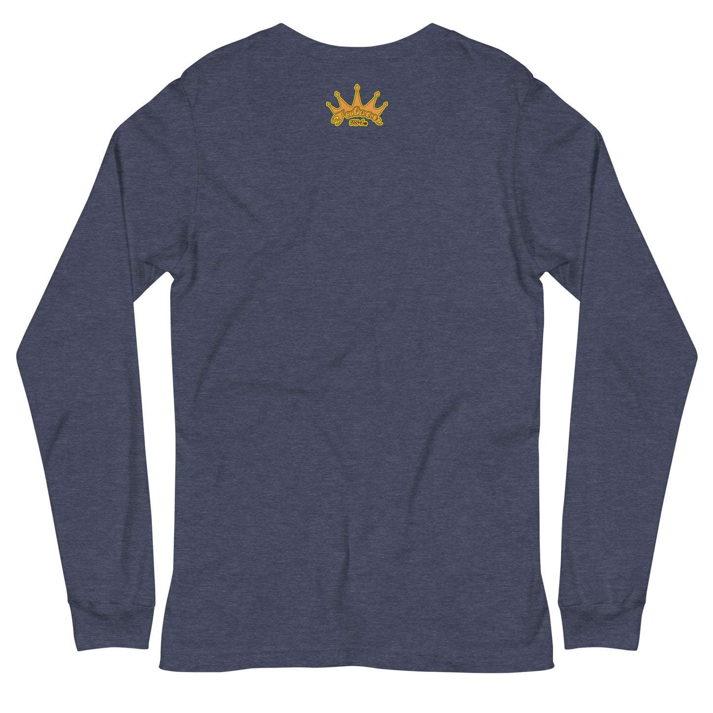 Classic Long Sleeve Tee - Falcon Retro Key Lime Green Sunburst Logo