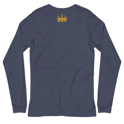 Classic Long Sleeve Tee - Falcon Retro Key Lime Green Sunburst Logo