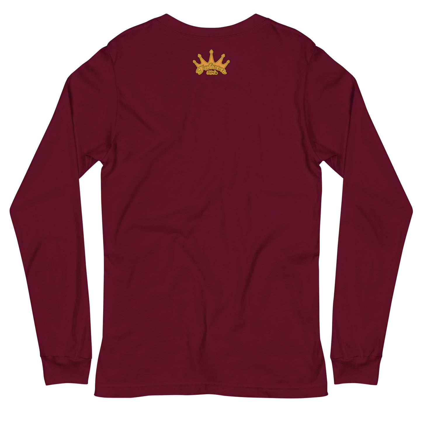 Classic Long Sleeve Tee - Falcon Retro Key Lime Green Sunburst Logo