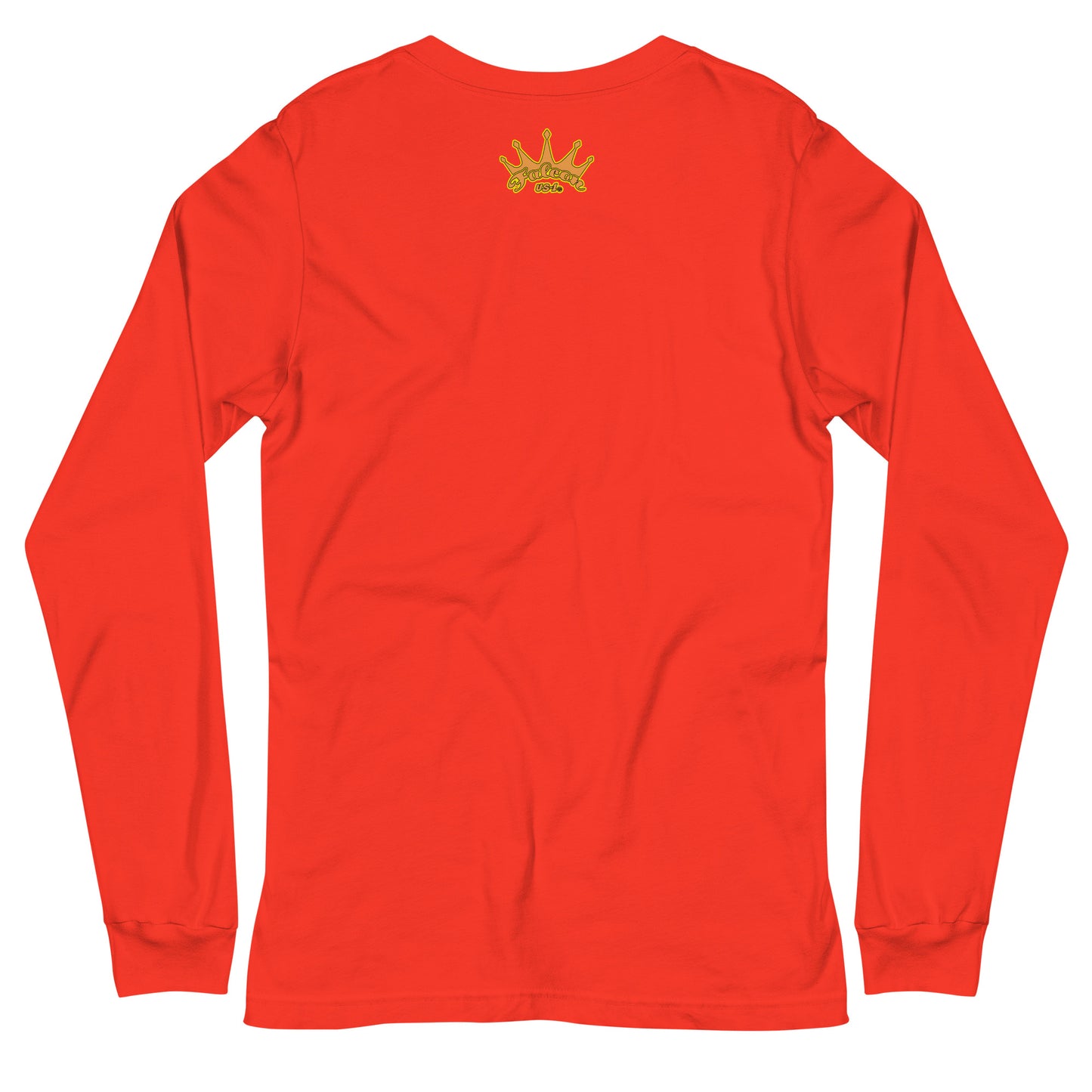Classic Long Sleeve Tee - Falcon Retro Key Lime Green Sunburst Logo