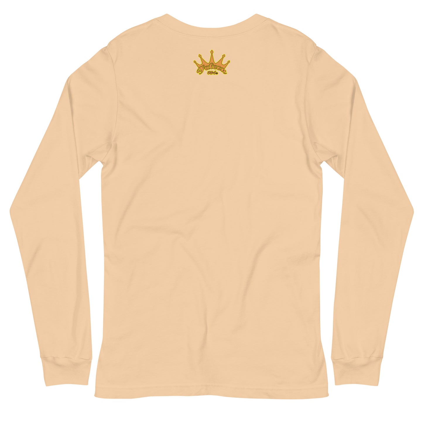 Classic Long Sleeve Tee - Falcon Retro Key Lime Green Sunburst Logo