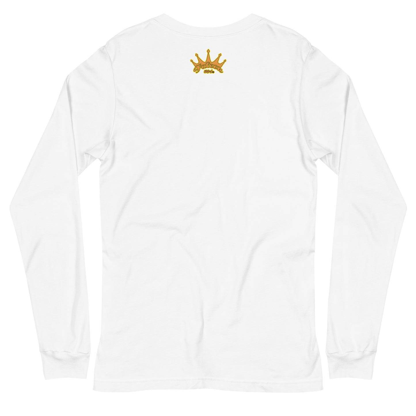 Classic Long Sleeve Tee - Falcon Retro Key Lime Green Sunburst Logo