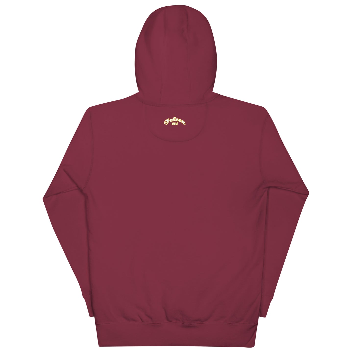 Unisex Hoodie- White\Gold Falcon US-1 Logo