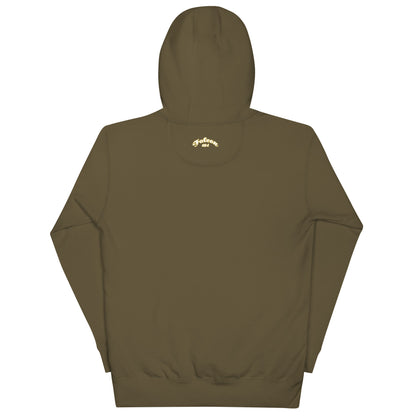 Unisex Hoodie- White\Gold Falcon US-1 Logo