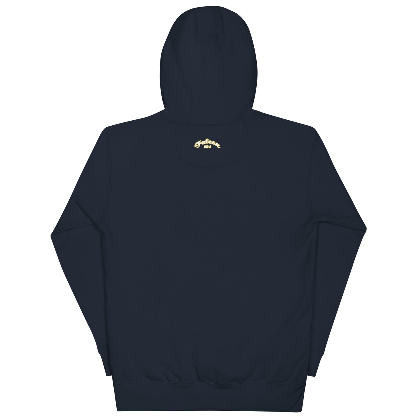 Unisex Hoodie- White\Gold Falcon US-1 Logo