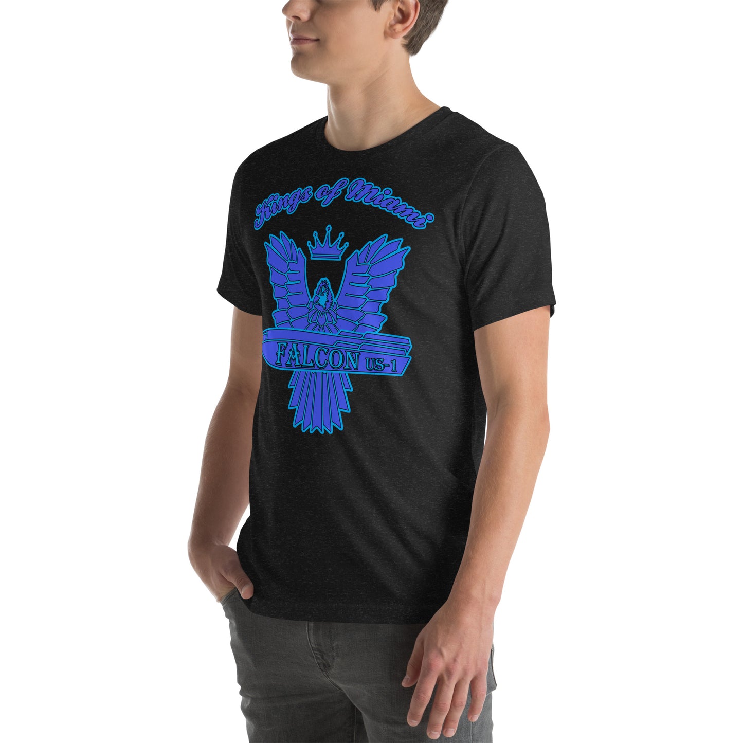 t-shirt Kings of Miami-Blue Falcon Logo