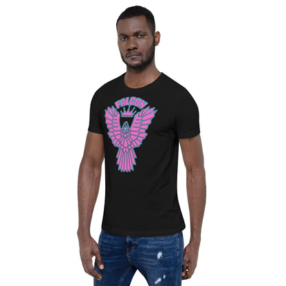 Classic t-shirt - Falcon Retro Pink Logo