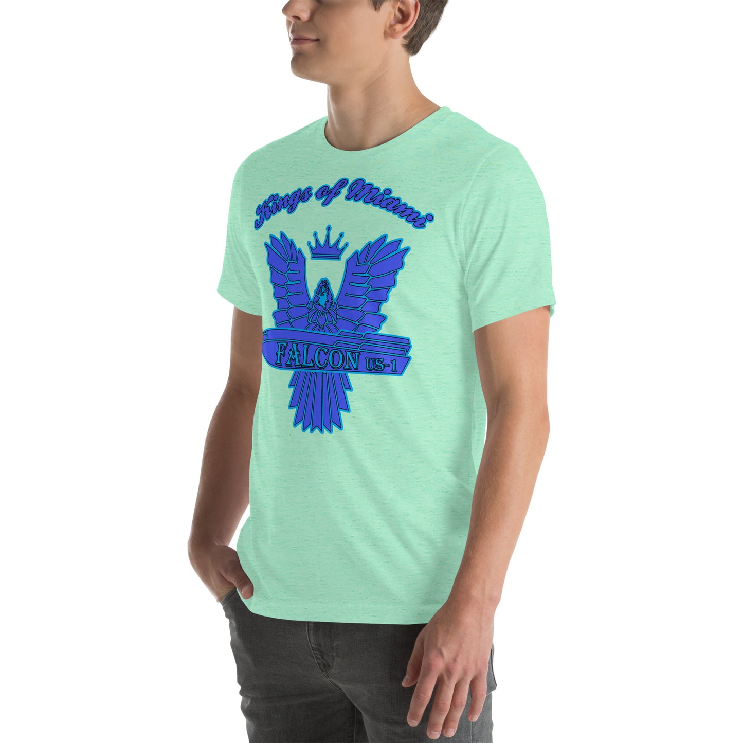 t-shirt Kings of Miami-Blue Falcon Logo