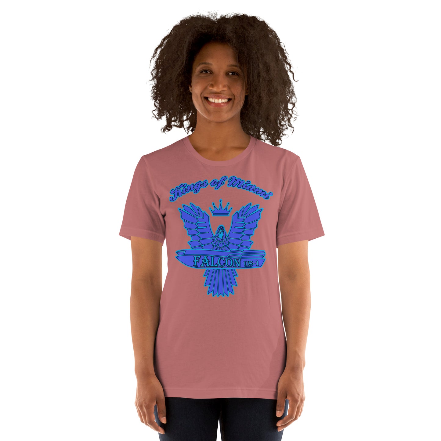 t-shirt Kings of Miami-Blue Falcon Logo