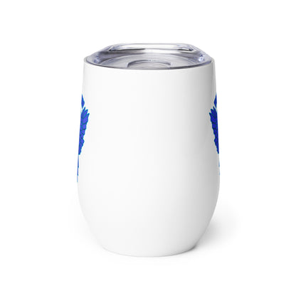 Falcon Logo Wine tumbler - Blue