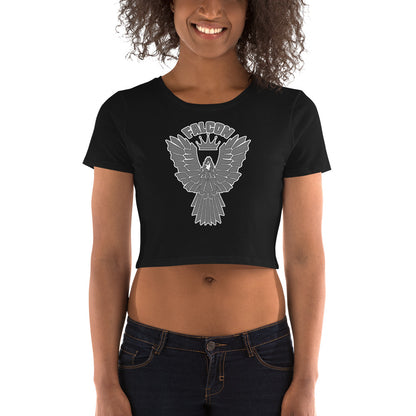 Women’s Crop Tee - Falcon Gray Logo