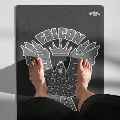 Yoga mat- Gray Falcon Logo