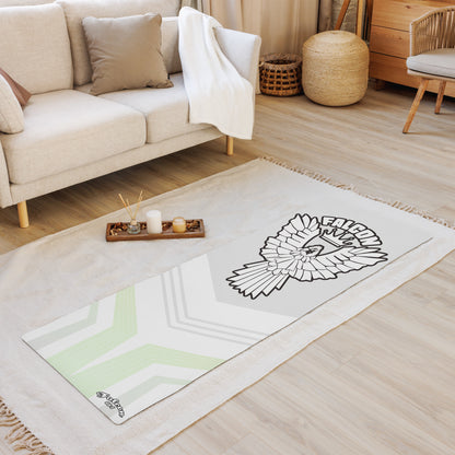 Yoga mat- White Falcon Logo