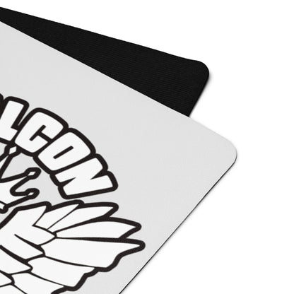 Yoga mat- White Falcon Logo